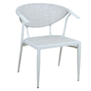 Sakura White 4 Seater Aluminium Outdoor Lounge Setting