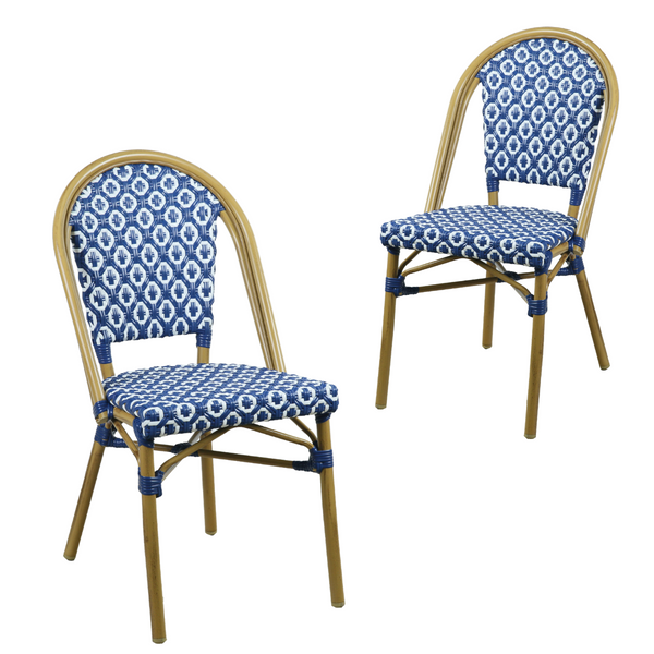 Lana Blue Outdoor Dining Chair Set