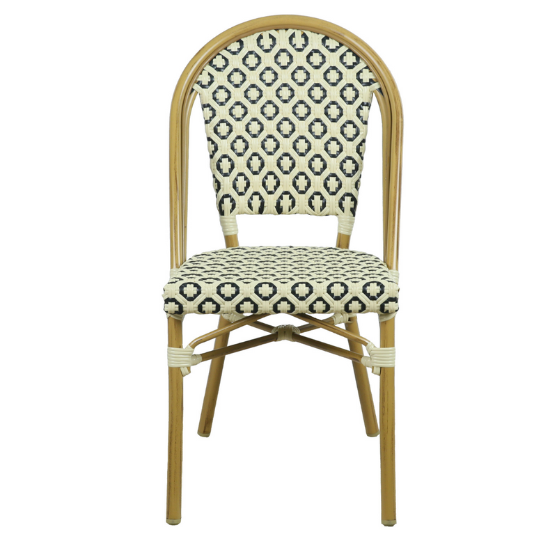 Lana Brown Outdoor Dining Chair Set