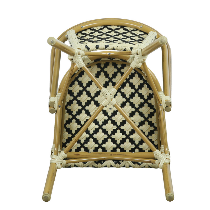 Lana Brown Outdoor Dining Chair Set