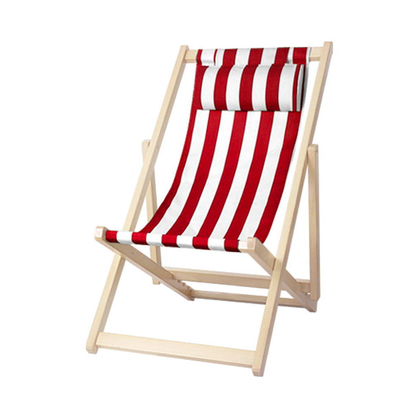 Gardeon Outdoor Furniture Sun Lounge Wooden Beach Chairs Deck Chair Folding Patio