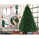 Jingle Jollys Christmas Tree 2.1M Xmas Tree Decorations Pine Needles 1584 Tips
