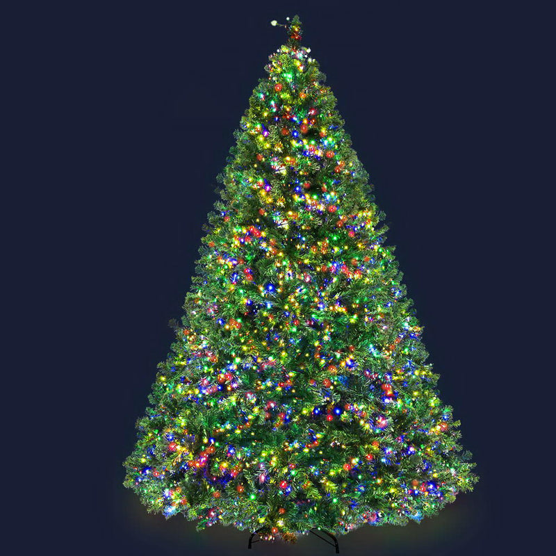 Jingle Jollys Christmas Tree LED 2.4M 8FT Xmas Decorations Green Home Decor