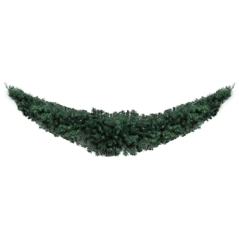 Jingle Jollys Christmas Garland 2.4M Xmas Tree Decoration Green