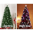 Jingle Jollys 1.8M 6FT LED Christmas Tree Optic Fiber Xmas Multi Colour Lights