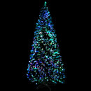 Jingle Jollys 2.1m Christmas Tree Optic Fibre LED Xmas tree 450 Tips