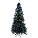 Jingle Jollys 2.1m Christmas Tree Optic Fibre LED Xmas tree 450 Tips