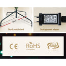 Jingle Jollys 2.1m Christmas Tree Optic Fibre LED Xmas tree 450 Tips