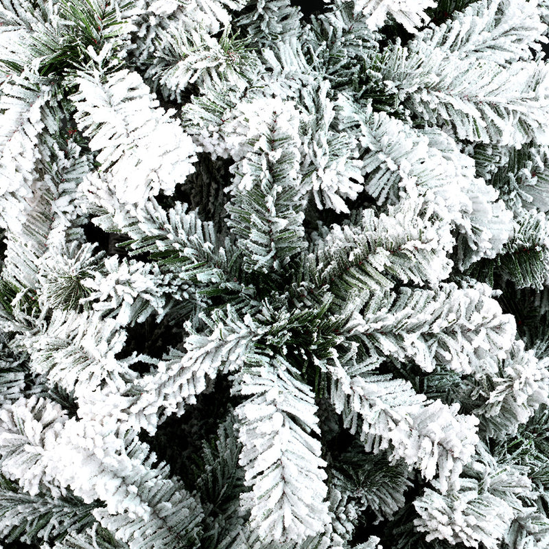 Jingle Jollys Christmas Tree 1.8M Xmas Trees Decorations Snowy 520 Tips