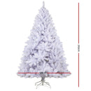 Jingle Jollys Christmas Tree 2.1m 1000 White Tips Xmas Tree Decorations