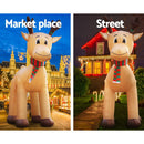 Jingle Jollys Christmas Inflatable Reindeer 5M Illuminated Decorations