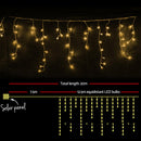 12.5M Christmas Lights Solar Icicle String Light Warm White Jingle Jollys
