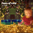 12.5M Christmas Lights Solar Icicle String Light Warm White Jingle Jollys