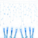 20M Christmas Lights Icicle Light 800 LED Blue White Decor Jingle Jollys