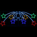 Jingle Jollys Christmas Lights 180cm Post Lamp 18 LED Decorations