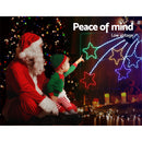 Jingle Jollys Christmas Lights 180cm Post Lamp 18 LED Decorations