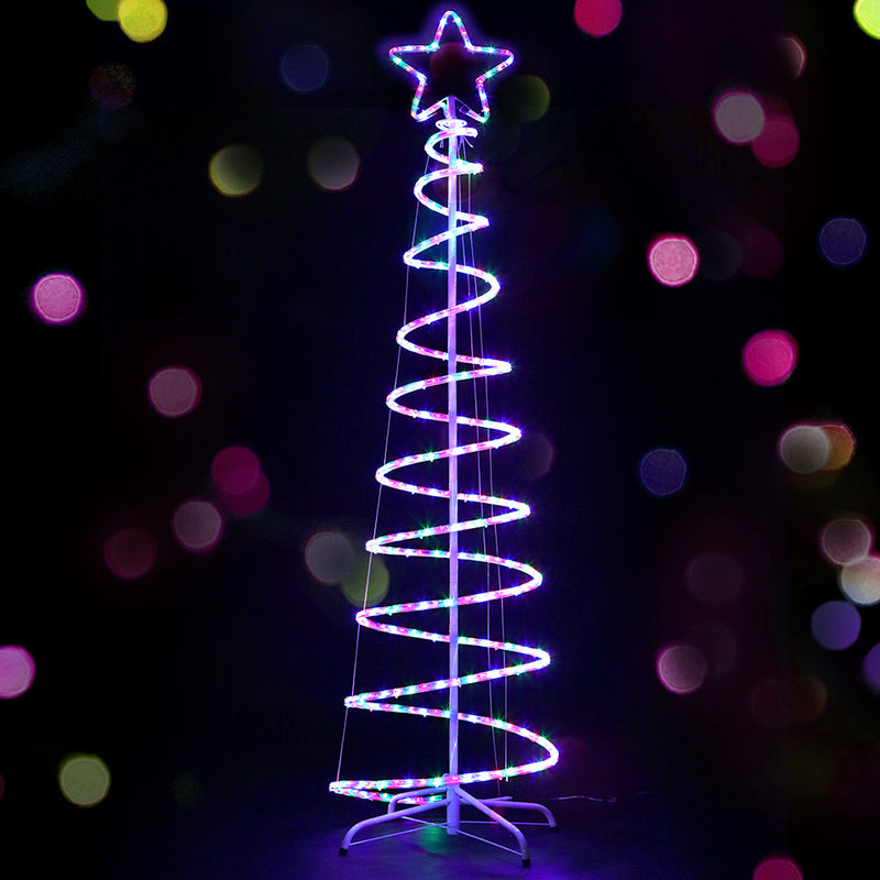 Jingle Jollys Christmas LED Motif Light 1.88M Tree Waterproof Colourful