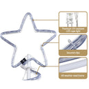 Jingle Jollys Christmas Tree Lights LED 2.4M Outdoor Decorations