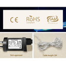 Jingle Jollys Christmas Tree Lights LED 2.4M Outdoor Decorations