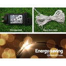 1000 LED Christmas Lights 4mx6m Net String Light Warm White Jingle Jollys