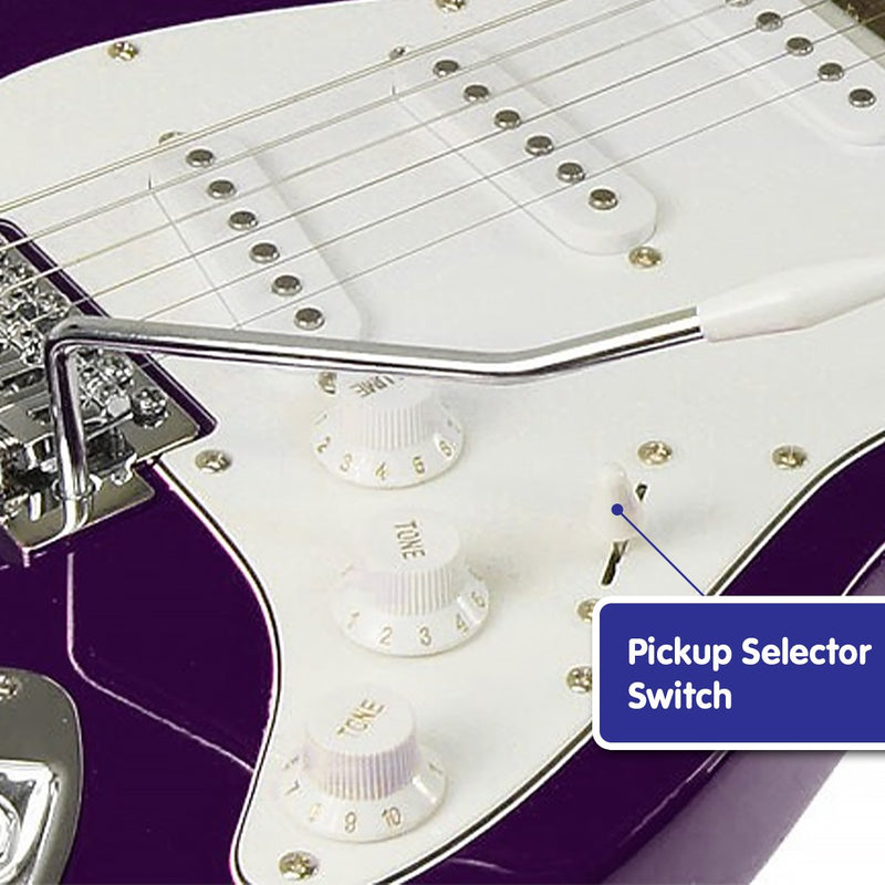 Karrera 39in Electric Guitar - Purple