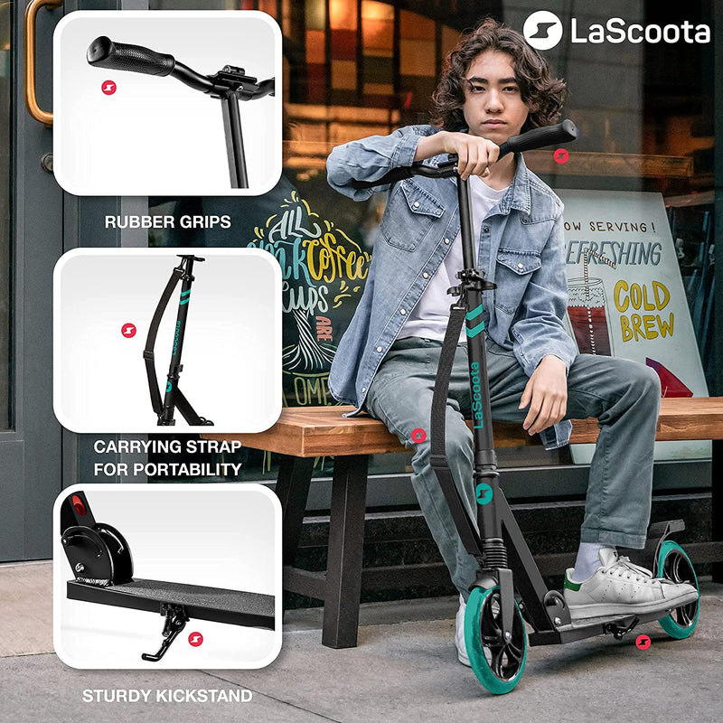 Lascoota Pulse Luxury Scooter - Green - 2 Pack