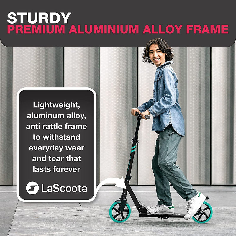Lascoota Pulse Luxury Scooter - Green